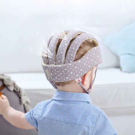 Kids Safety Helmet – Soft Cotton Protective Hat for Toddlers