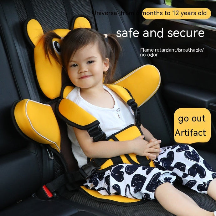 Portable Child Safety Car Seat – Lightweight & Easy-to-Install Travel Booster Seat