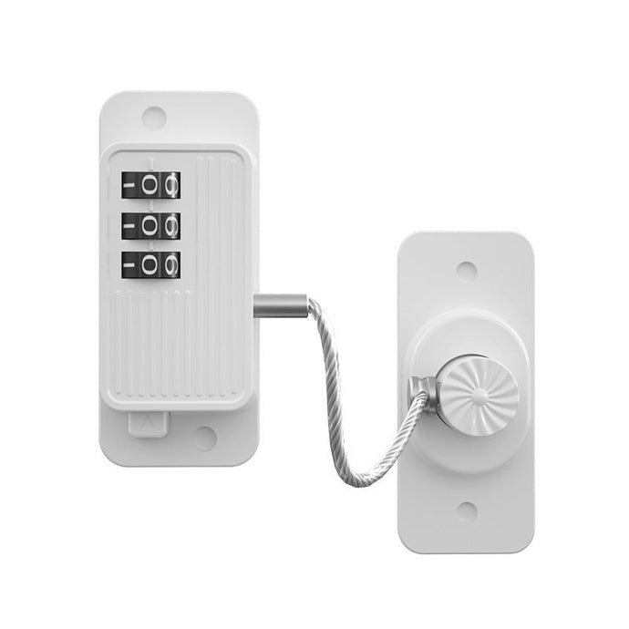 Child Safety Window Lock – Adjustable Window Restrictor with Combination Lock for Home Security