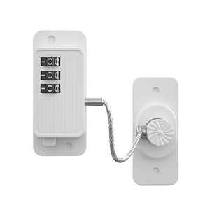 Child Safety Window Lock – Adjustable Window Restrictor with Combination Lock for Home Security