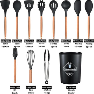 Premium 12-Piece Cooking Utensil Set – Non-Stick & Heat Resistant