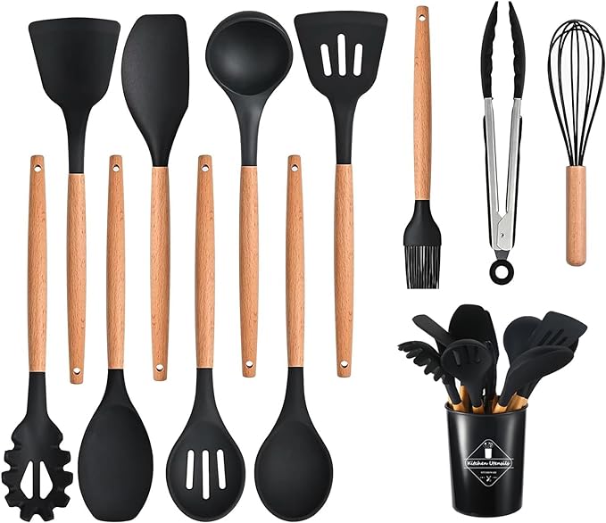 Premium 12-Piece Cooking Utensil Set – Non-Stick & Heat Resistant