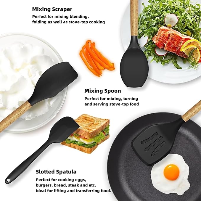 Premium 12-Piece Cooking Utensil Set – Non-Stick & Heat Resistant