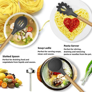 Premium 12-Piece Cooking Utensil Set – Non-Stick & Heat Resistant