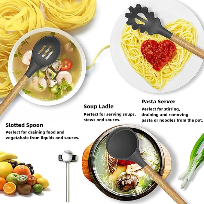 Premium 12-Piece Cooking Utensil Set – Non-Stick & Heat Resistant