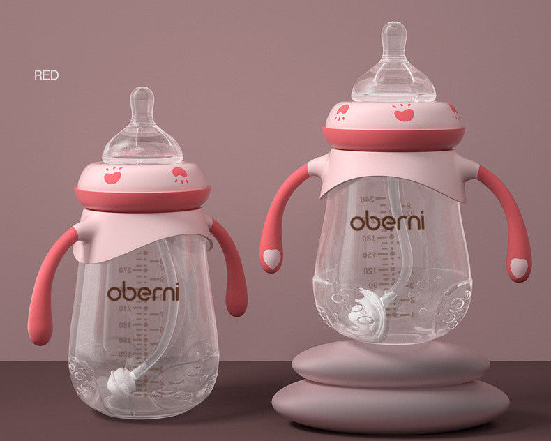 Anti-Colic Baby Bottle – Air Vent Design, Anti-Fall & Easy-to-Clean Milk Bottle