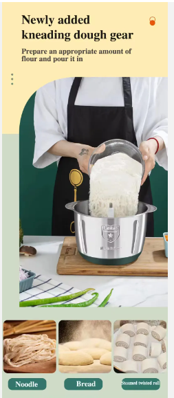 Stainless Steel Food Chopper – Fast & Efficient Kitchen Tool