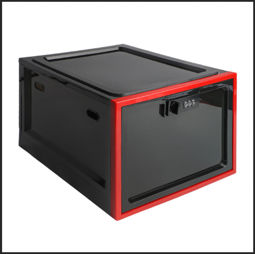 Secure Fridge Organiser with Combination Lock – Lockable Food Storage Box